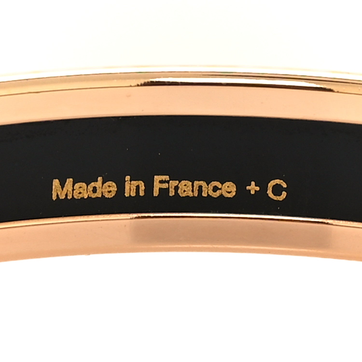 Hermes Enamel Printed Narrow Manufacture De Boucleries Bracelet 65 5 of 5