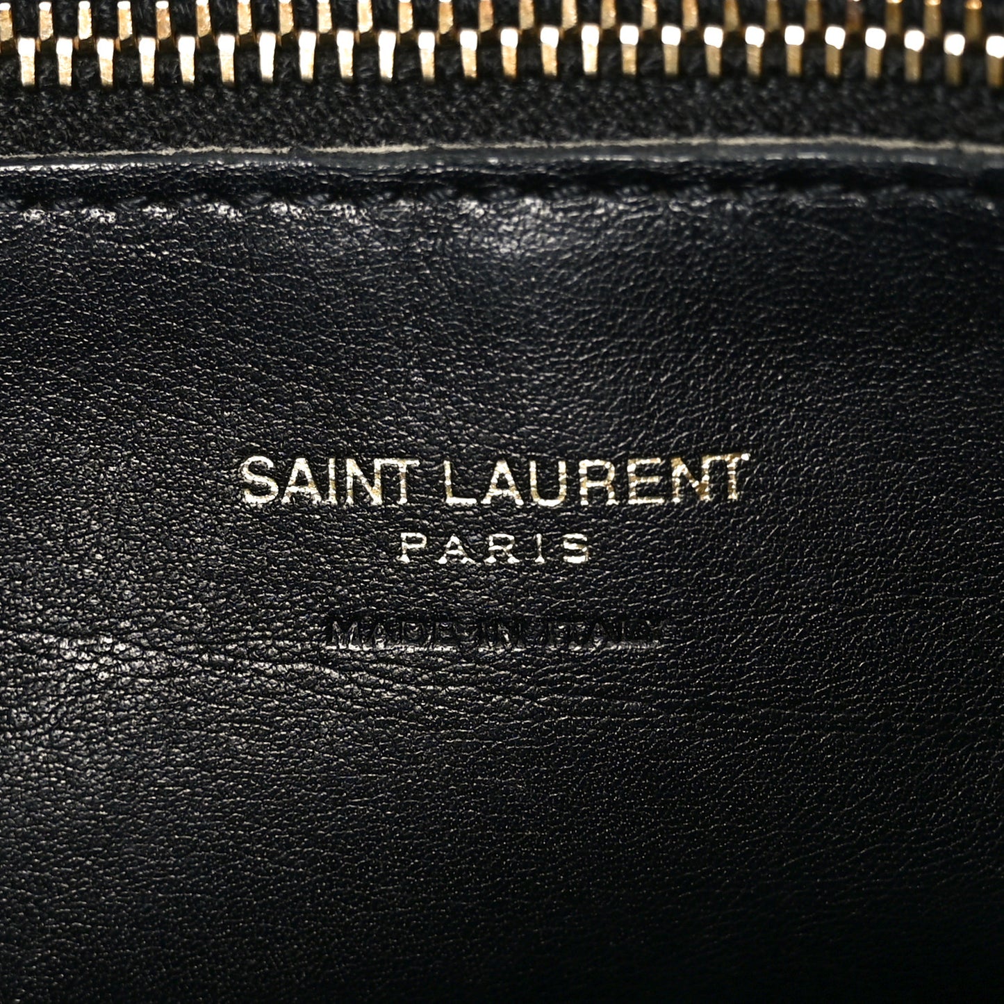 Calfskin Monogram Baby Cabas Black