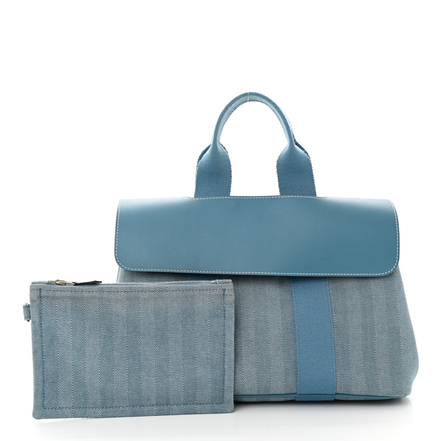 Hermes Swift Valparaiso Tote PM Blue Jean 3 of 11
