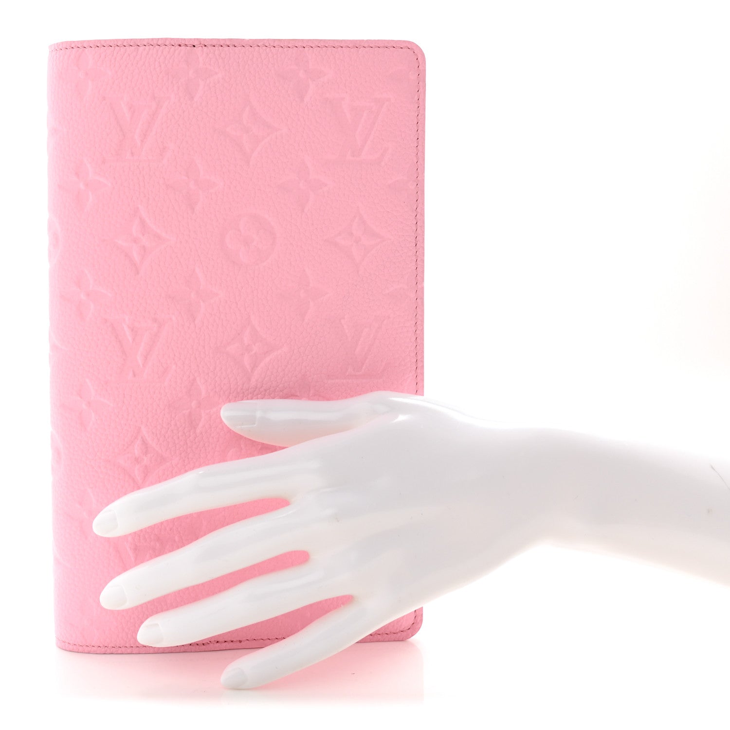 Louis Vuitton Empreinte Monogram Emily Notebook Cover MM Cotton Candy 2 of 7