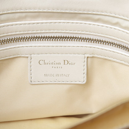Christian Dior Lambskin Cannage Medium New Lock Flap White 9 of 11