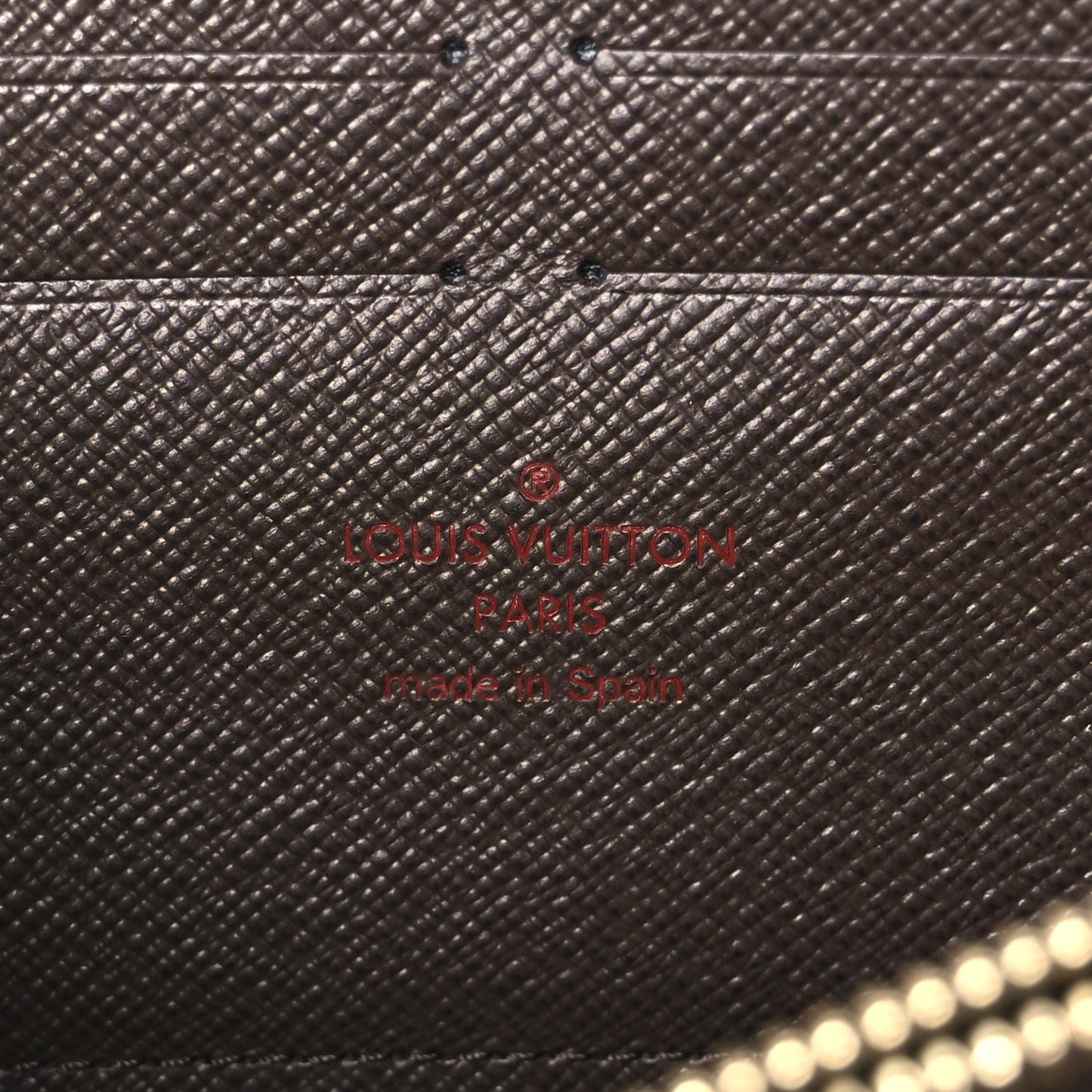 Damier Ebene Zippy Wallet