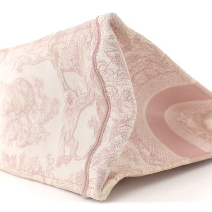 Christian Dior Canvas Toile De Jouy Embroidered Medium Book Tote Pink 9 of 11