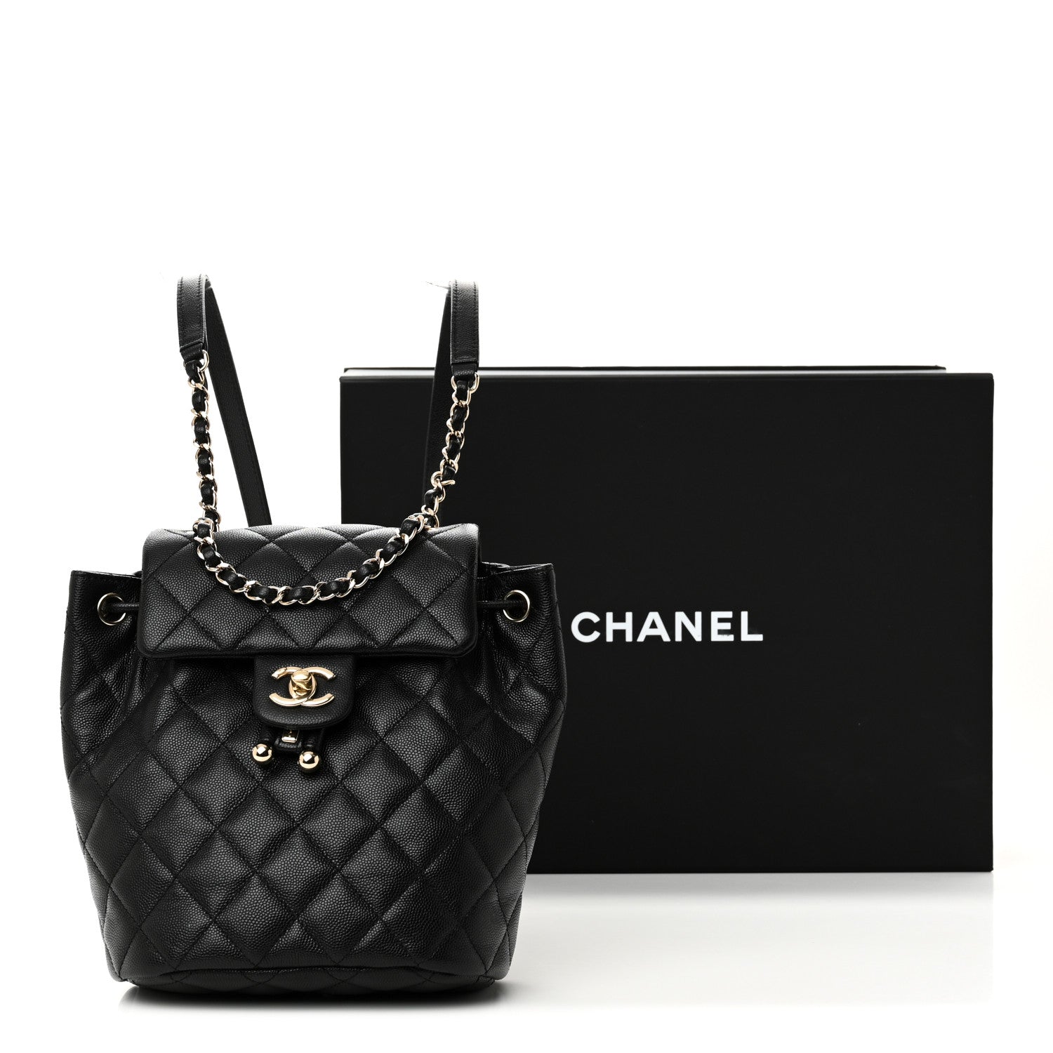 Chanel Caviar Quilted Mini Urban Spirit Backpack Black 11 of 11