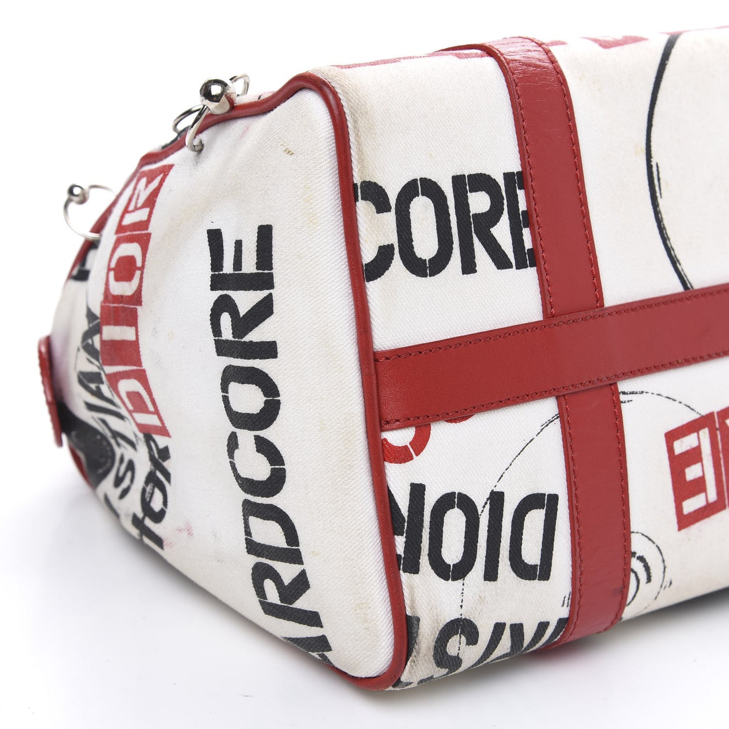 Canvas Hardcore Pierced Boston Black Red White