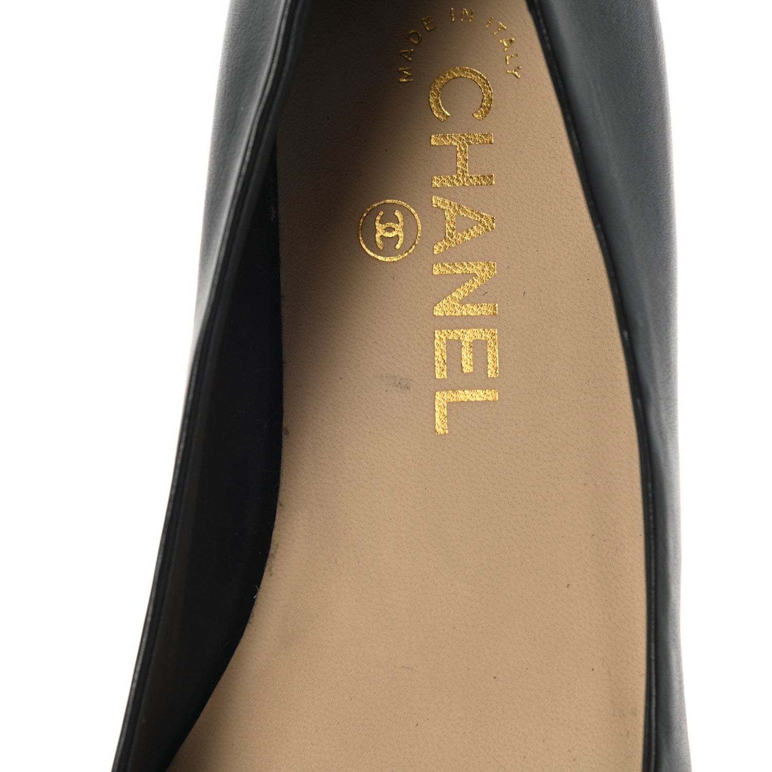 Chanel Lambskin Camellia Ballerina Flats 37 Black 12 of 12