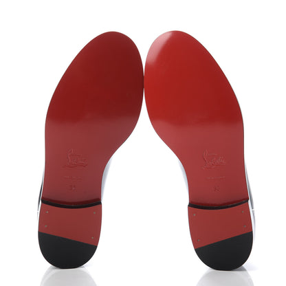 Christian Louboutin Calfskin Women Trompinetta Trompe L'oeil Loafers 36 Black 5 of 9