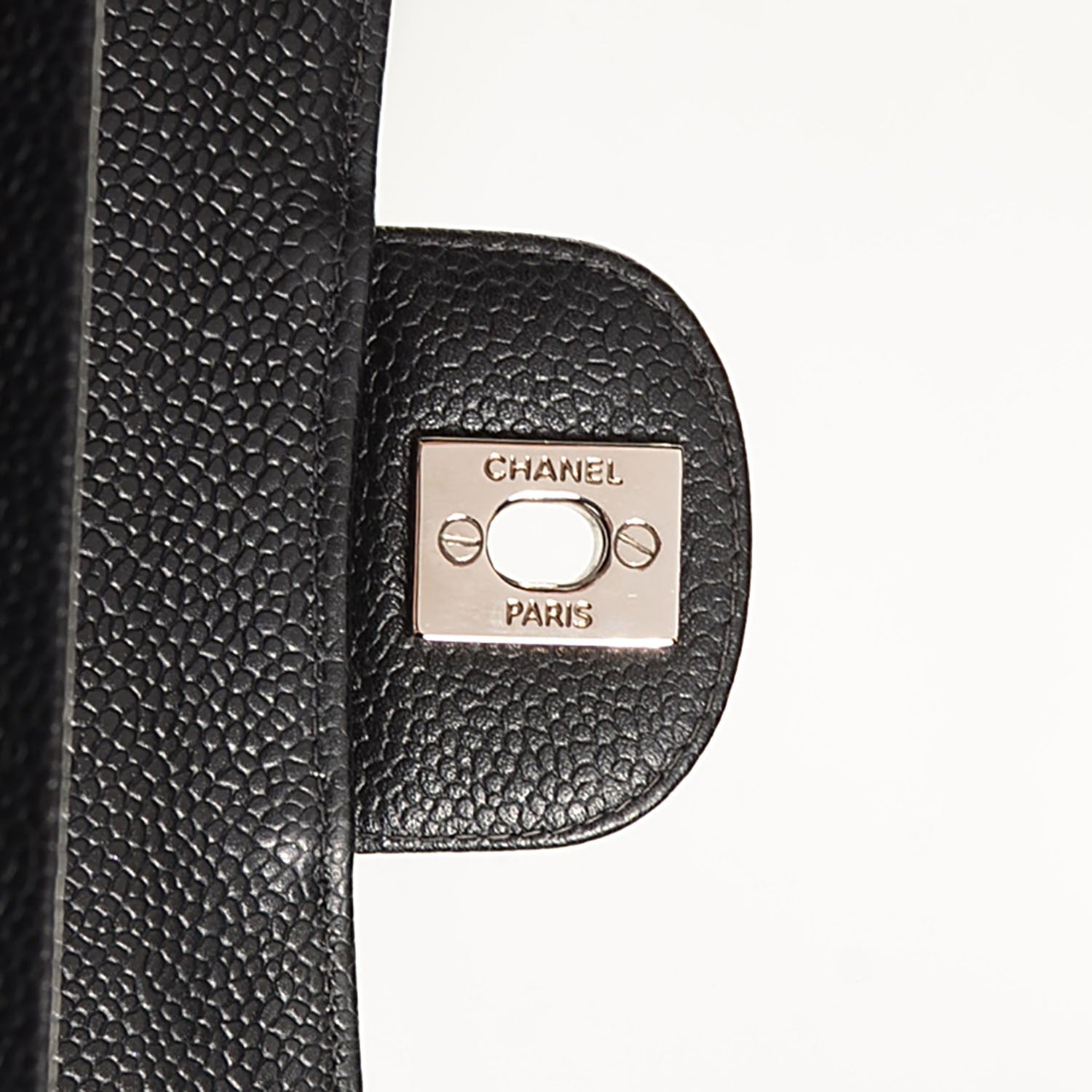 Chanel Caviar Quilted Medium Double Flap Black 8 of 8
