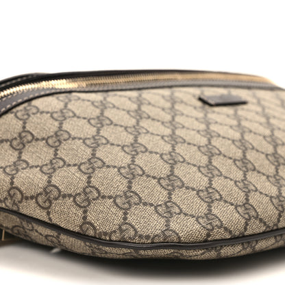Gucci GG Supreme Monogram Belt Bag Dark Brown 9 of 10