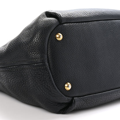 Prada Vitello Daino Shopping Tote Black 8 of 9