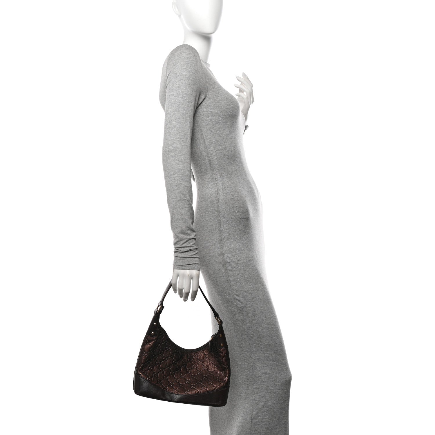 Gucci Guccissima Small Hobo Bronze 2 of 10