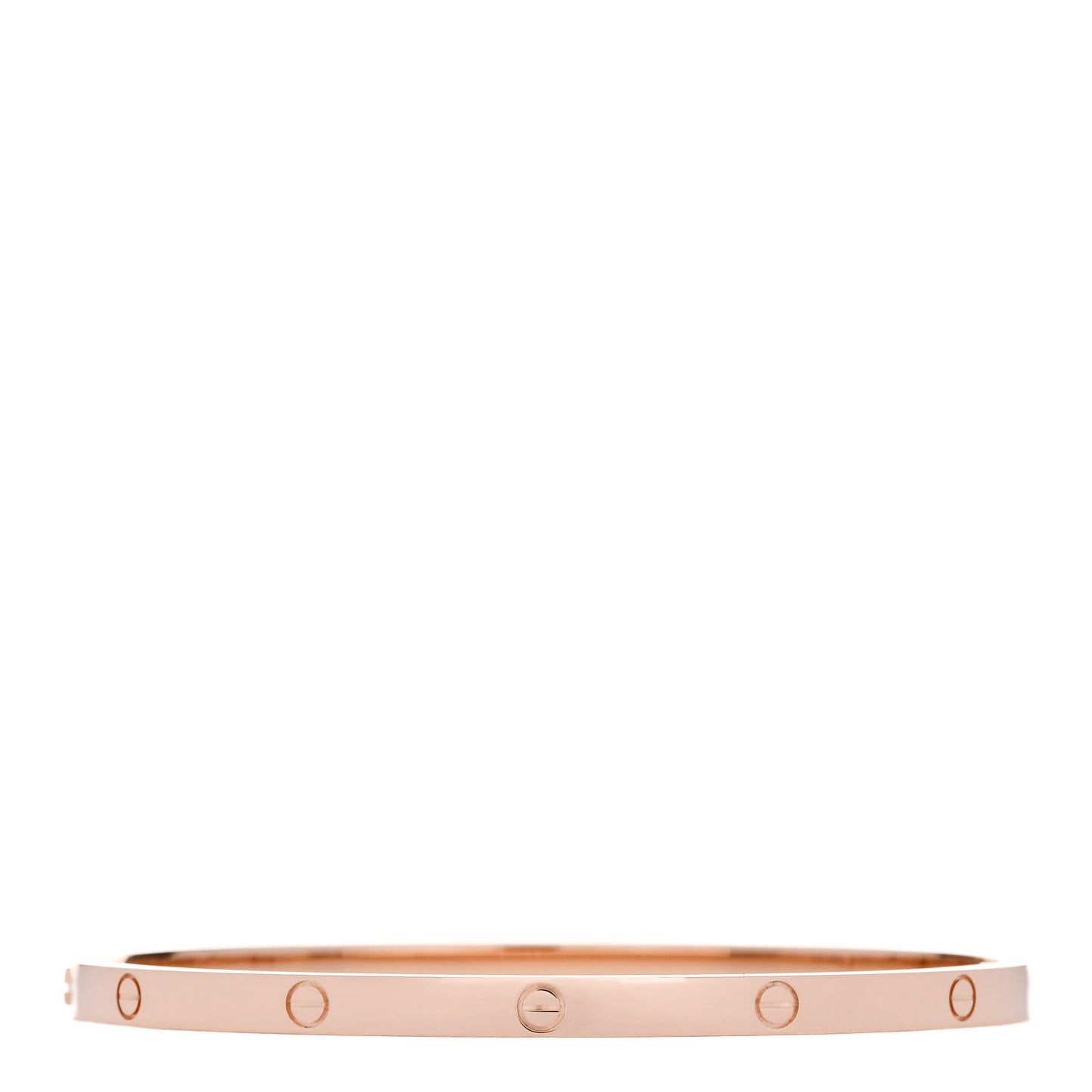 18K Pink Gold Small LOVE Bracelet 17