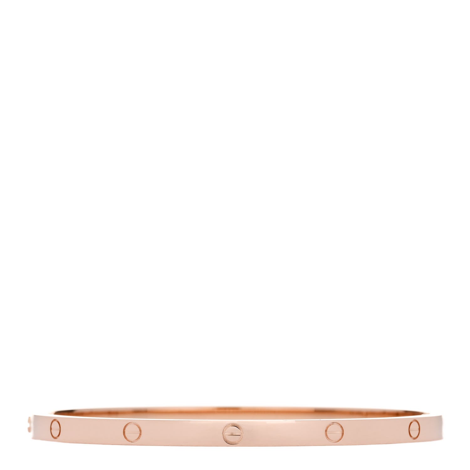 Cartier 18K Pink Gold Small LOVE Bracelet 17 2 of 9