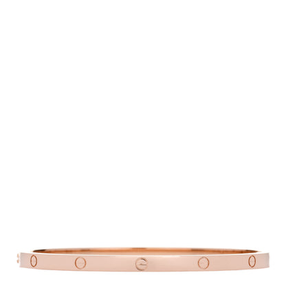 Cartier 18K Pink Gold Small LOVE Bracelet 17 2 of 9