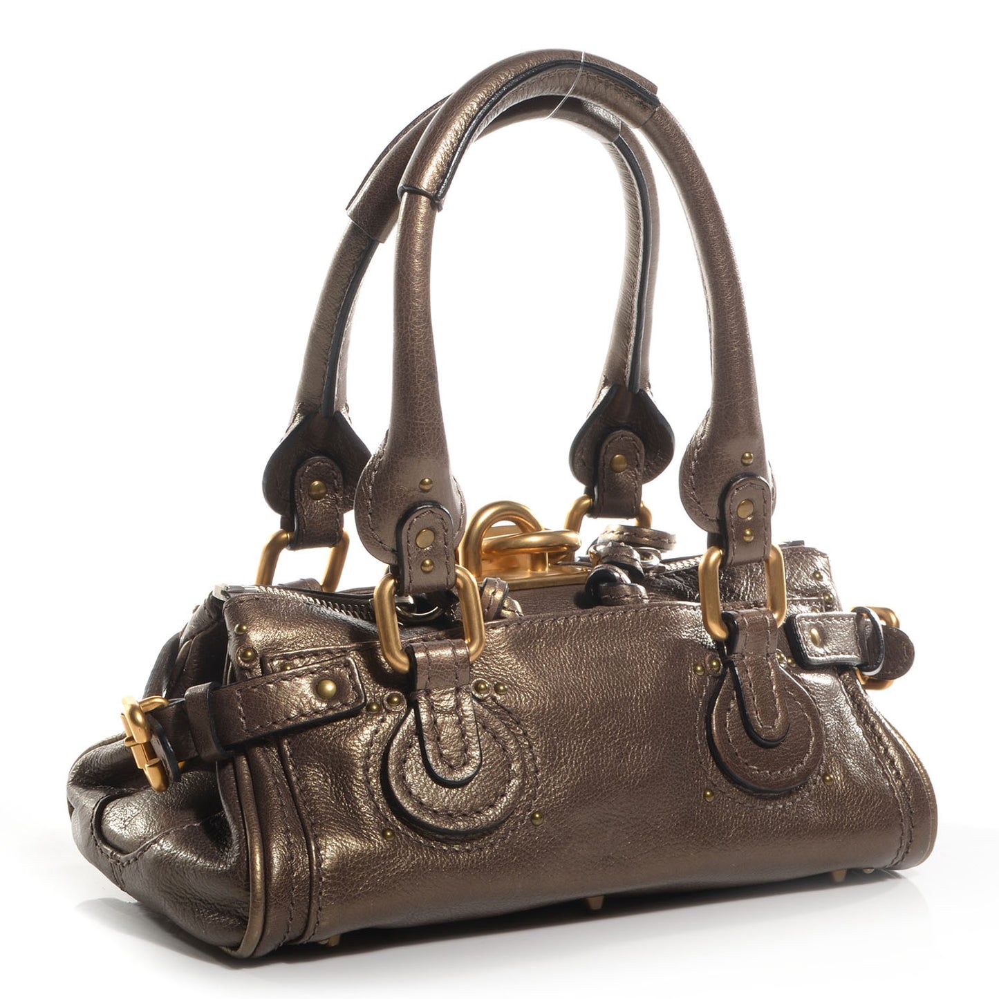 Leather Small PADDINGTON Gold