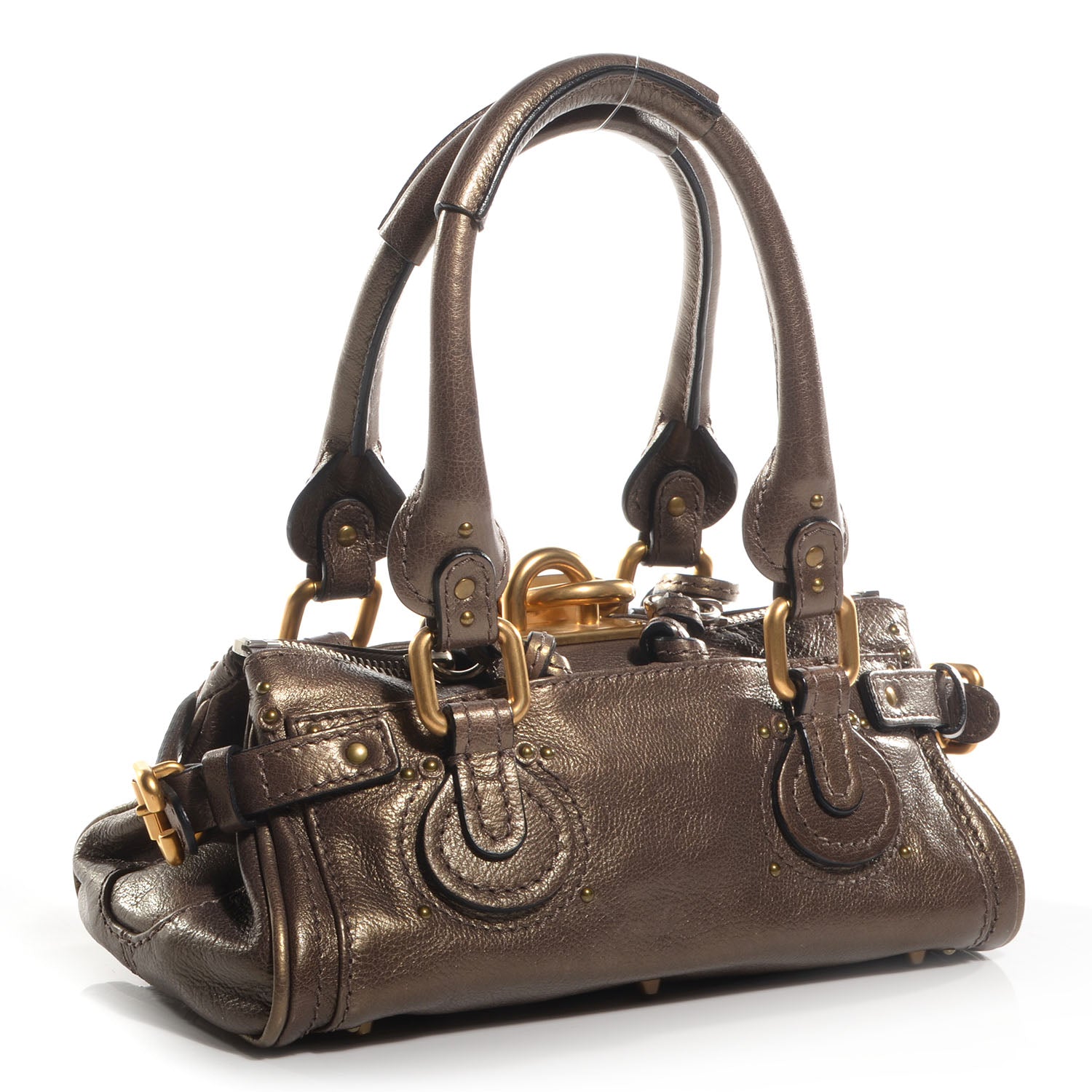 Chloe Leather Small PADDINGTON Gold 3 of 8