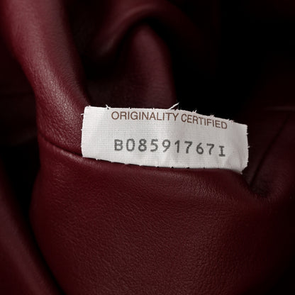 Bottega Veneta Smooth Butter Calf The Pouch Oversized Clutch Bordeaux 7 of 10