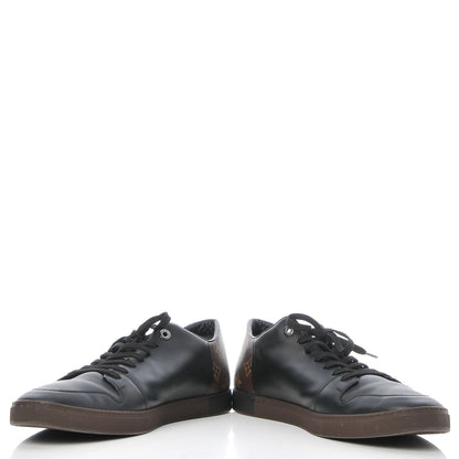 Louis Vuitton Calfskin Monogram Line Up Sneaker 13 Black 5 of 10