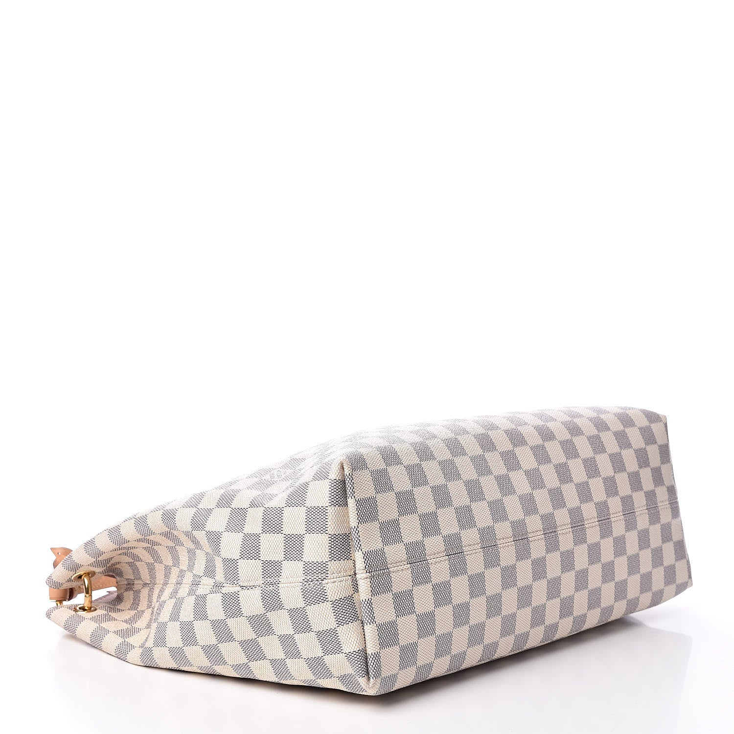 Louis Vuitton Damier Azur Graceful MM Rose Ballerine 4 of 14