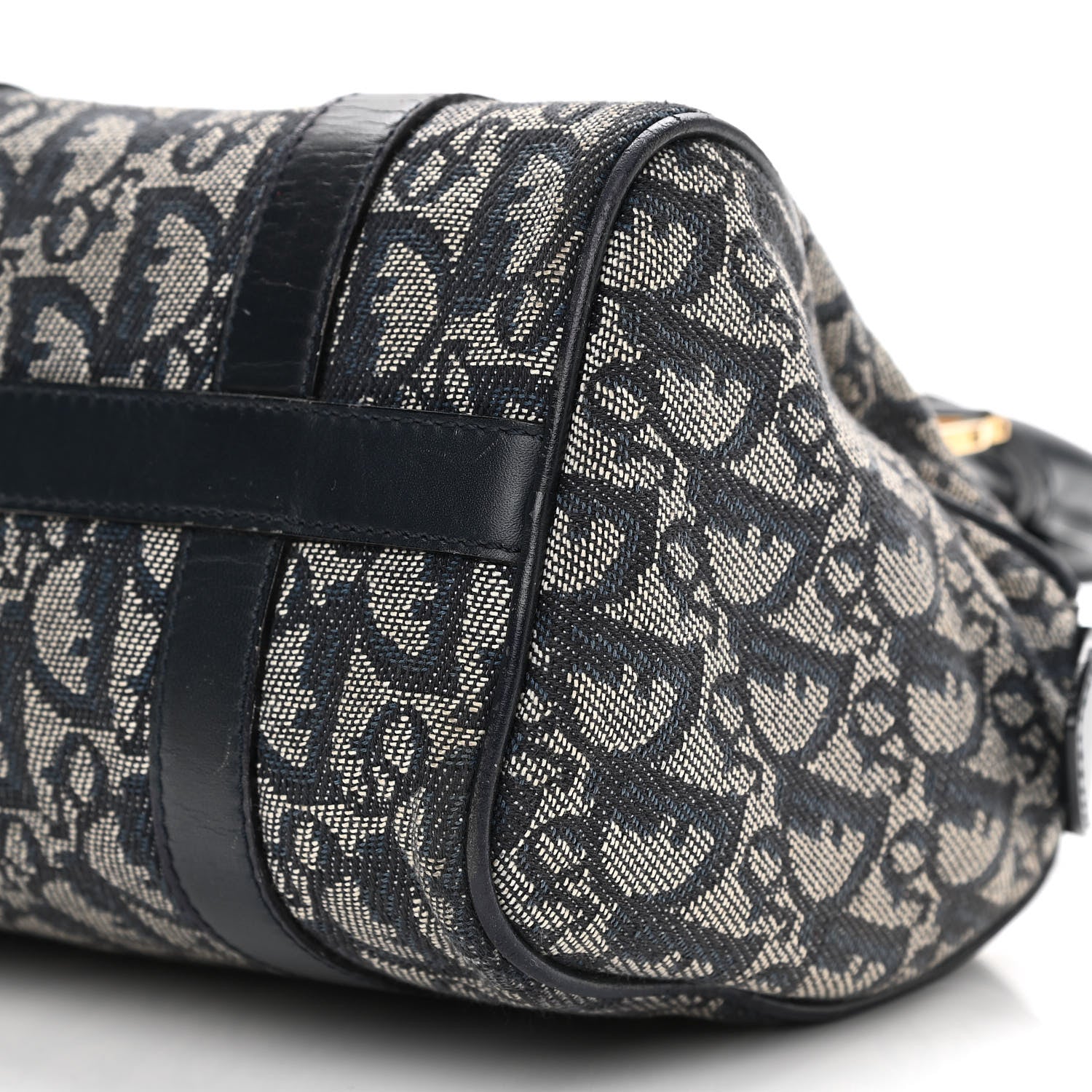 Christian Dior Monogram Boston Navy Blue 9 of 14