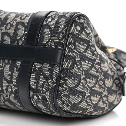 Christian Dior Monogram Boston Navy Blue 9 of 14