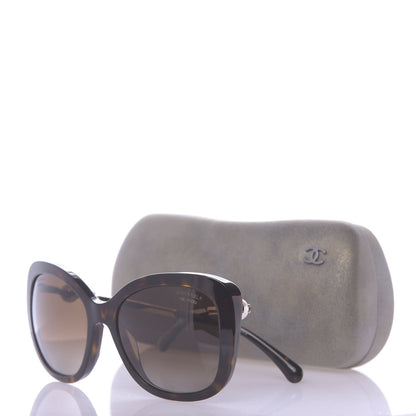 Chanel Square Winter Polarized Pearl Sunglasses 5339-H Tortoise 7 of 7