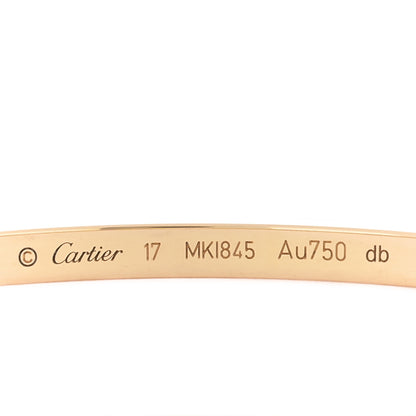 Cartier 18K Yellow Gold Small LOVE Bracelet 17 4 of 6