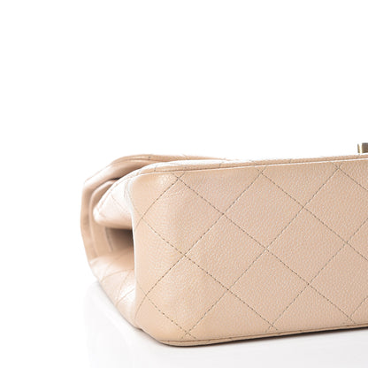Chanel Pearly Caviar Quilted Jumbo Double Flap Beige 5 of 16