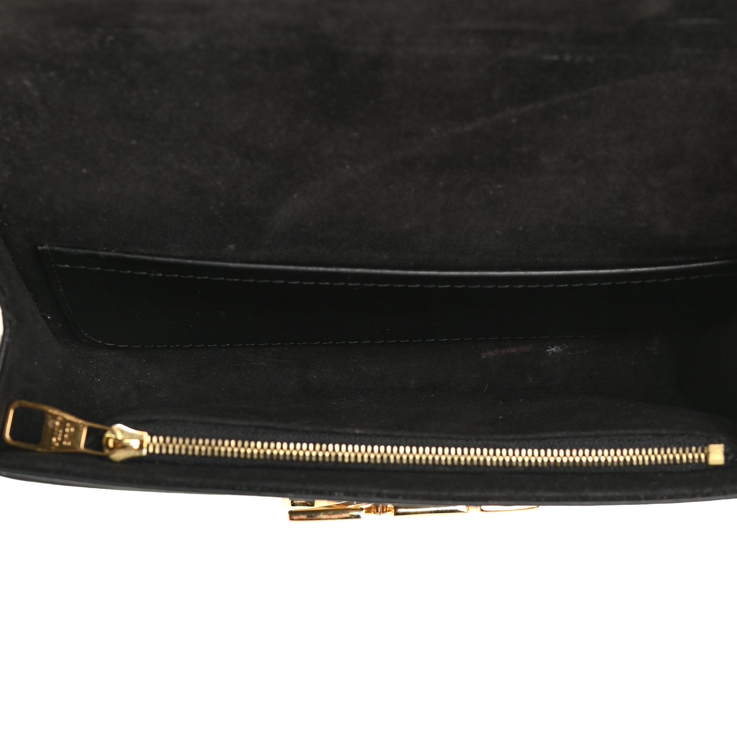 Louis Vuitton Calfskin Chain Louise MM Black 5 of 18