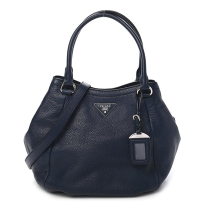 Prada Vitello Daino Satchel Baltico 1 of 8