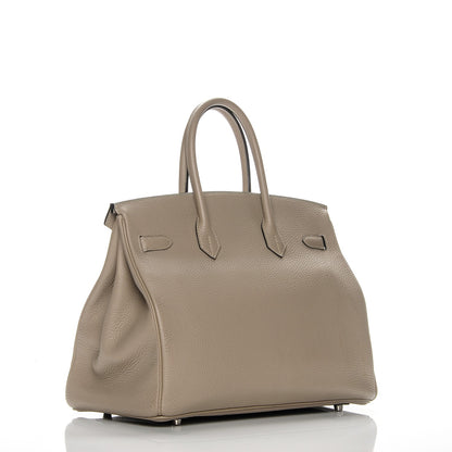 Hermes Togo Birkin 35 Gris Tourterelle 3 of 14