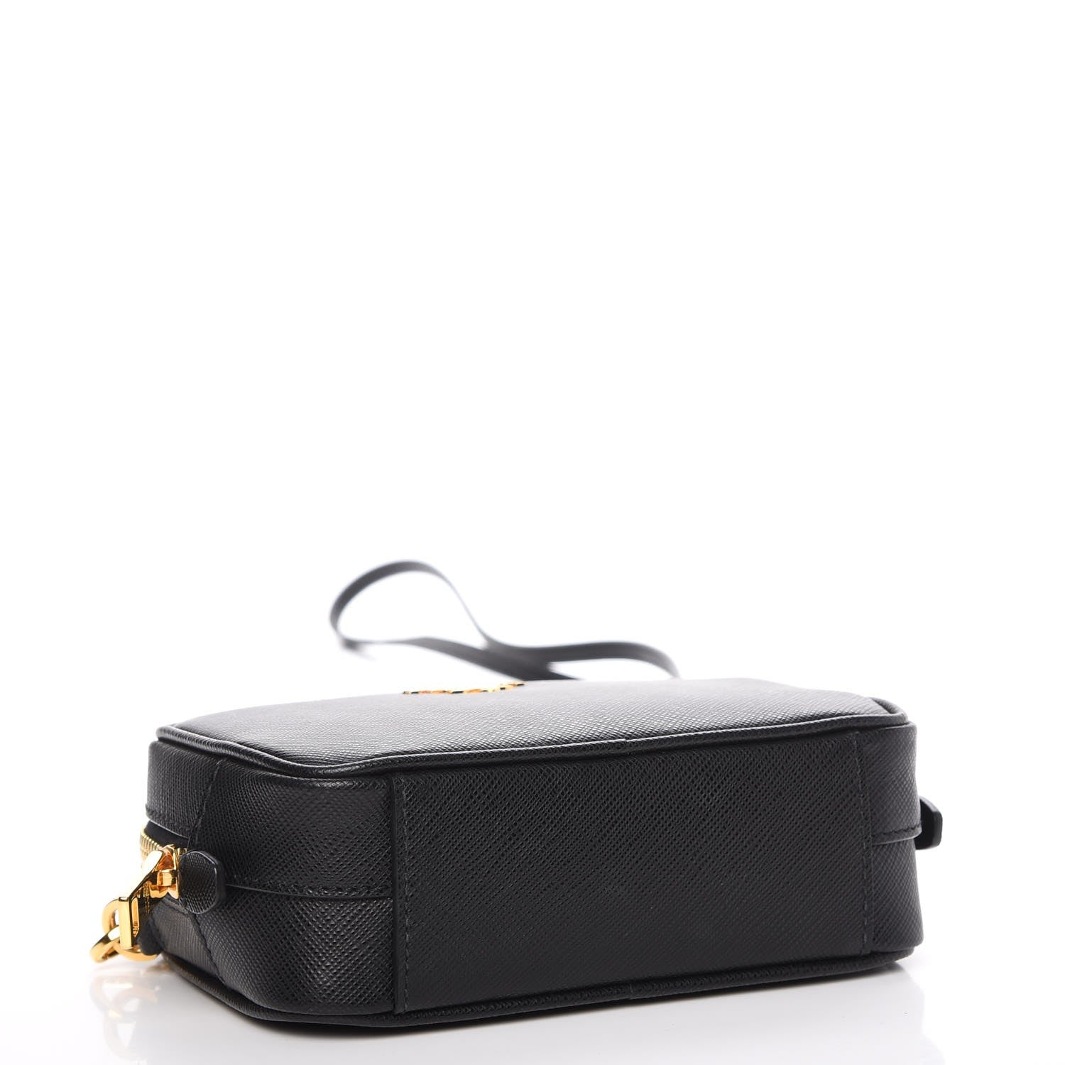 Prada Saffiano Mini Camera Crossbody Bag Nero Black 5 of 10