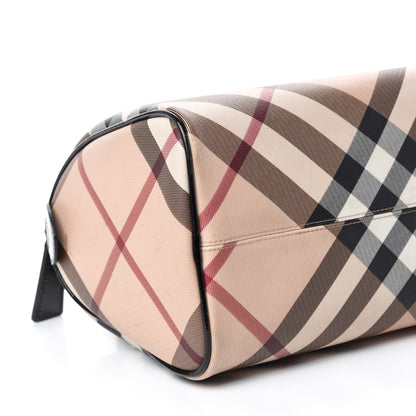Burberry Nova Check Small Chester Bowling Bag Black 6 of 14