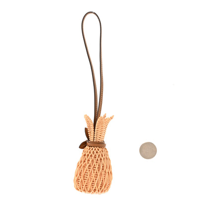 Miu Miu Wicker Midollino Pineapple Trick Bag Charm Naturale 2 of 4