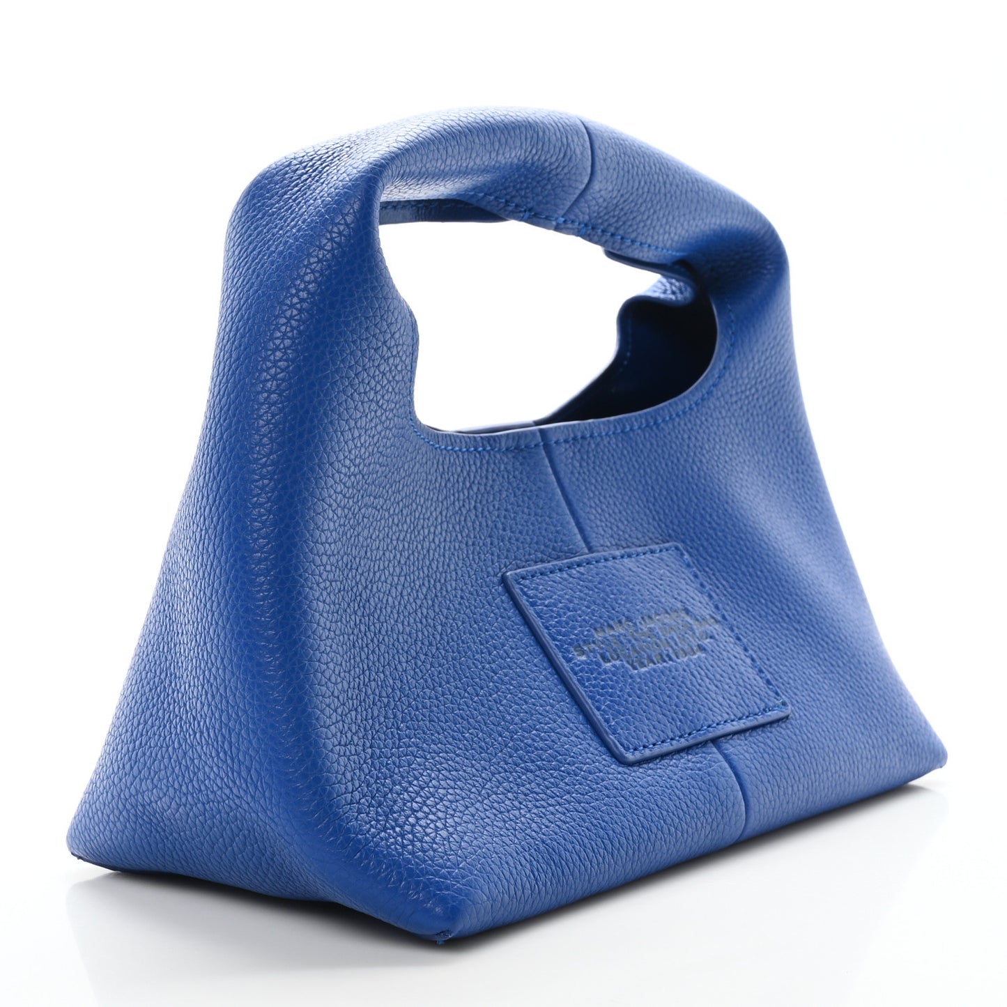 Grained Calfskin Mini The Sack Bag Cobalt