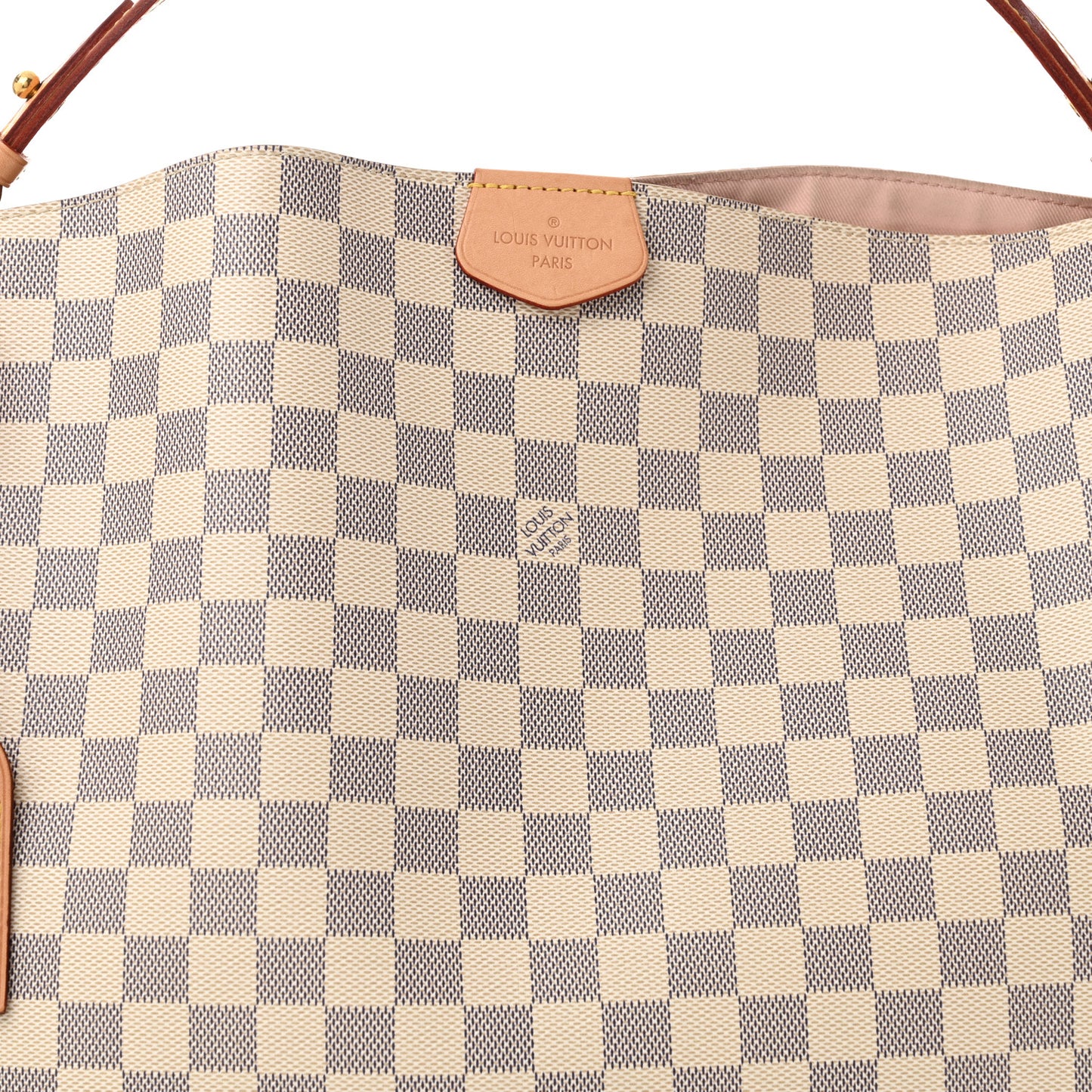 Damier Azur Graceful MM Rose Ballerine