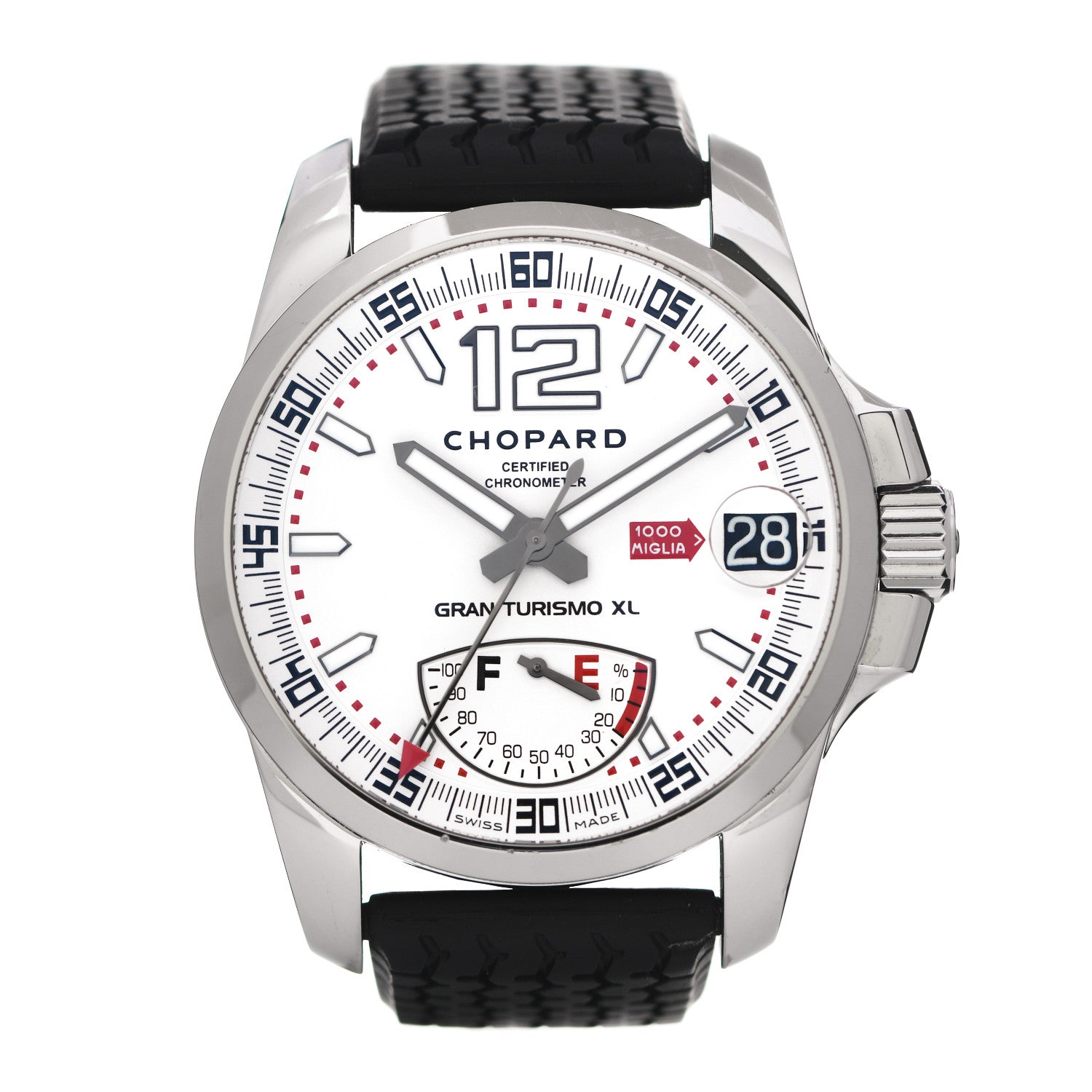 Chopard Stainless Steel Rubber 44mm Mille Miglia Gran Turismo Automatic Watch 1 of 5