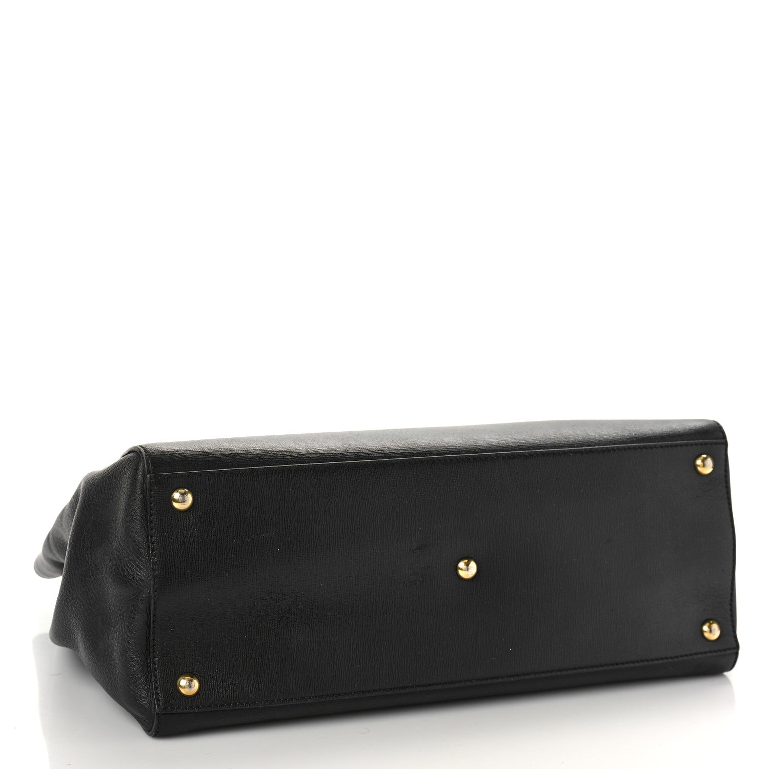 Fendi Vitello Elite Regular 2Jours Tote Black 4 of 13