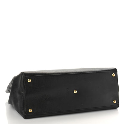 Fendi Vitello Elite Regular 2Jours Tote Black 4 of 13