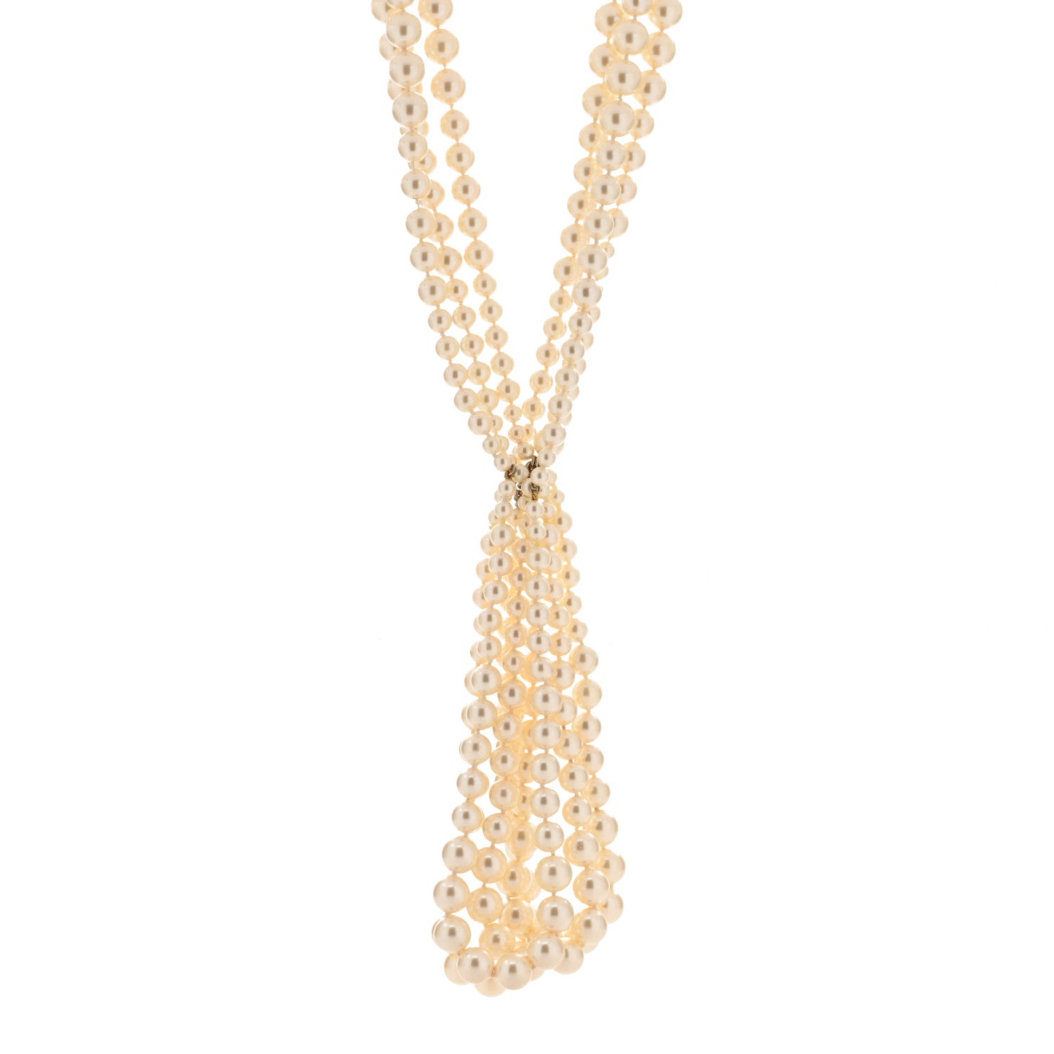 Chanel Graduated Pearl CC Long Necklace 1 of 3