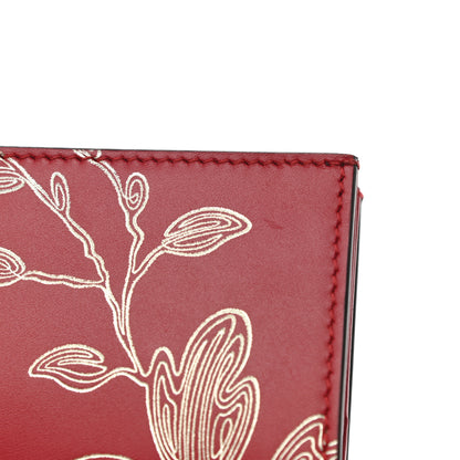 Gucci Calfskin Chinese New Year Card Case Wallet Red 8 of 8