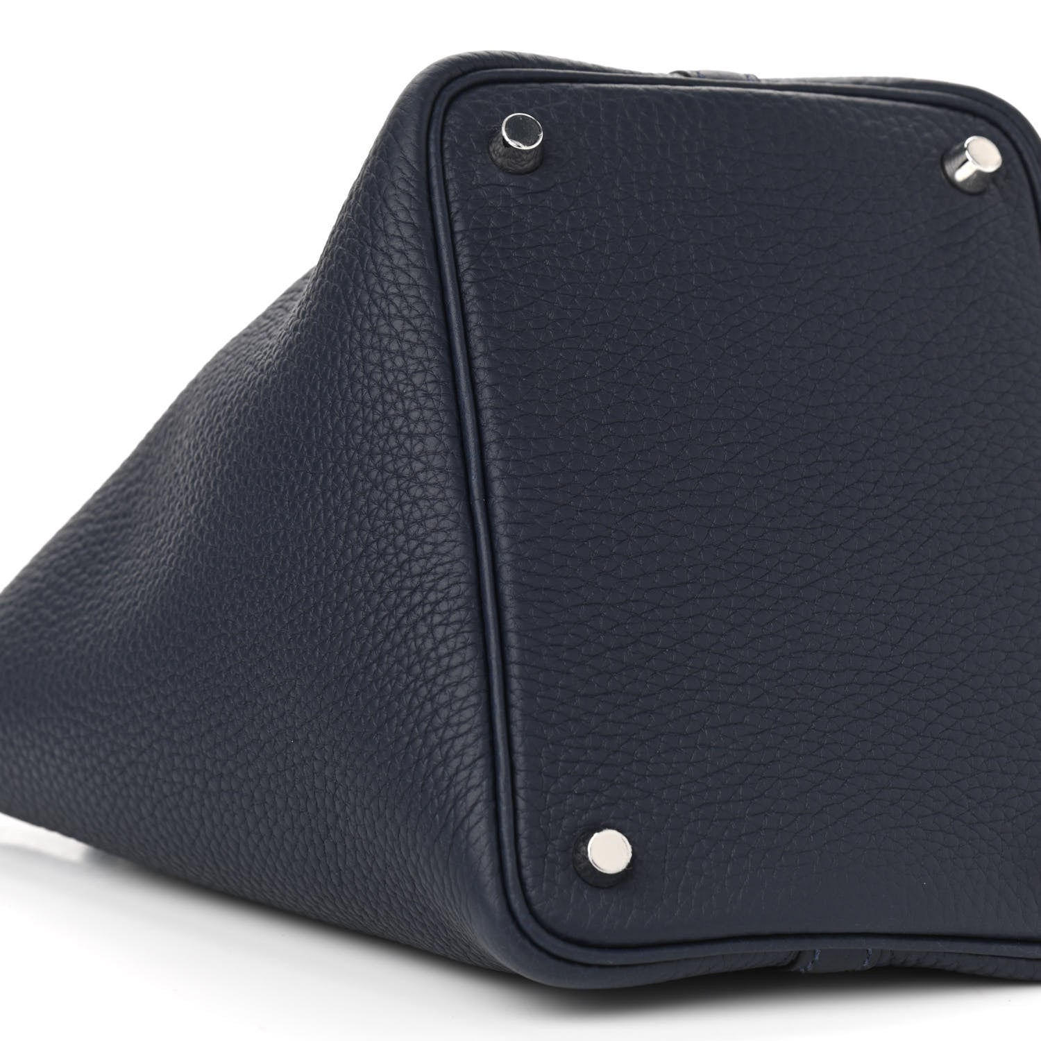 Hermes Taurillon Clemence Picotin Lock 18 PM Bleu Nuit 9 of 11