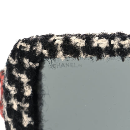 Chanel Tweed Shield Sunglasses 71367 Black Red 7 of 8