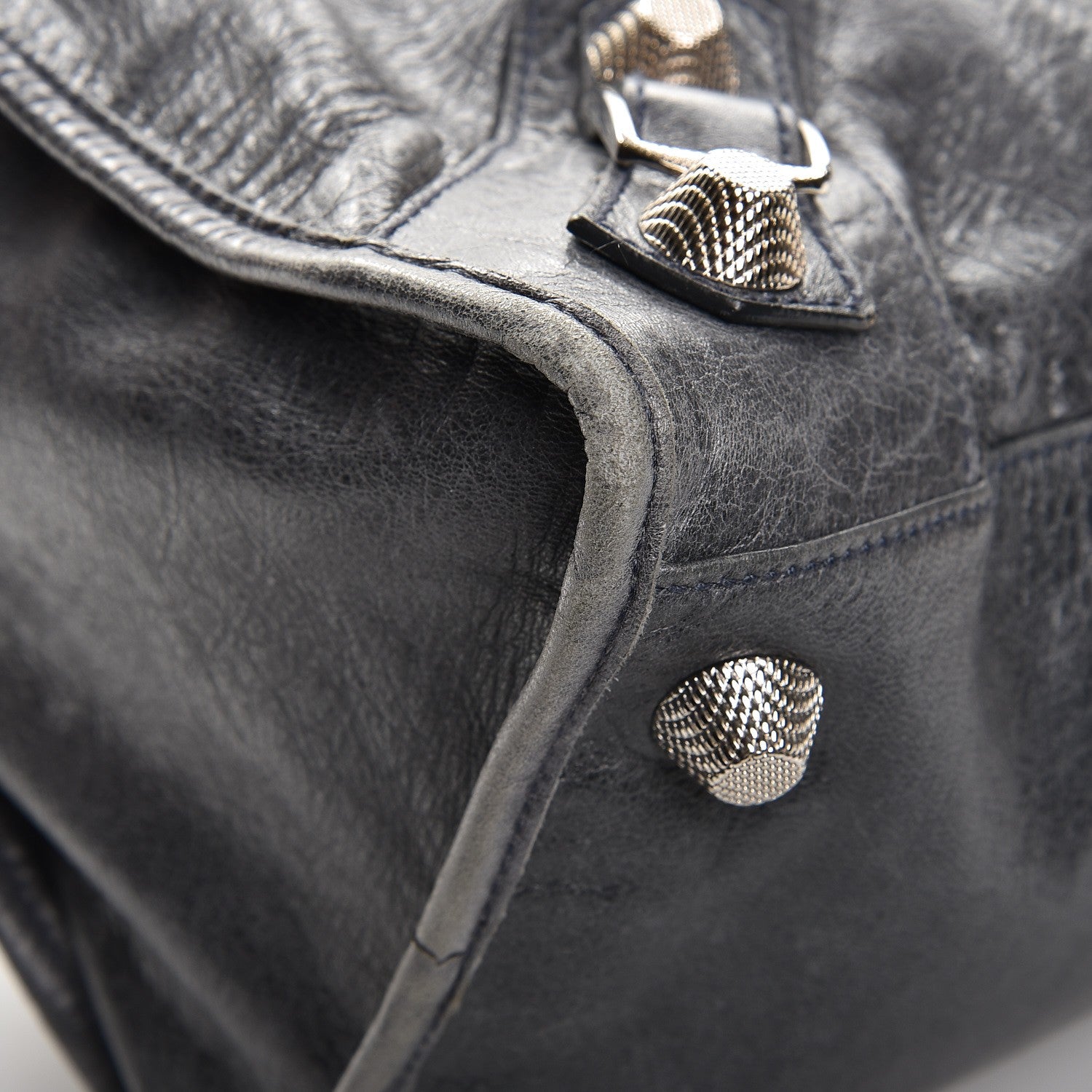 Balenciaga Agneau Giant 21 Silver Hardware Work Dark Night 10 of 15