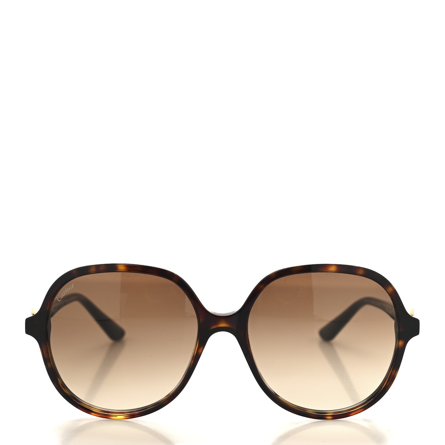 Cartier Acetate Round Sunglasses CT03508 Tortoise 2 of 7