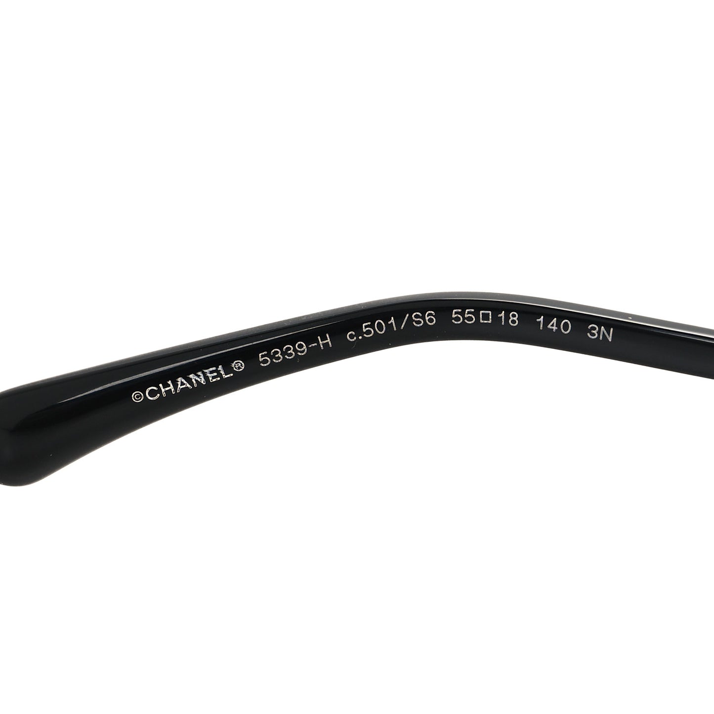 Acetate Butterfly Winter Pearl Sunglasses 5339-H Black