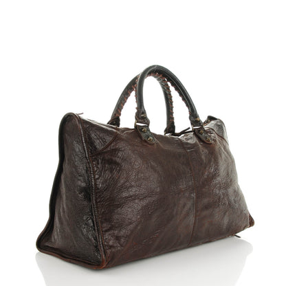 Balenciaga Chevre Classic Hardware Work Chocolate 3 of 9