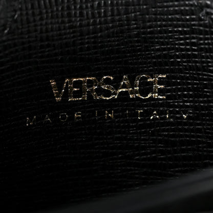 Versace Calfskin Virtus Gusset Wallet Black 6 of 6