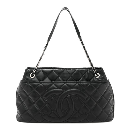 Chanel Caviar Quilted CC Timeless Soft Tote Black 1 of 13