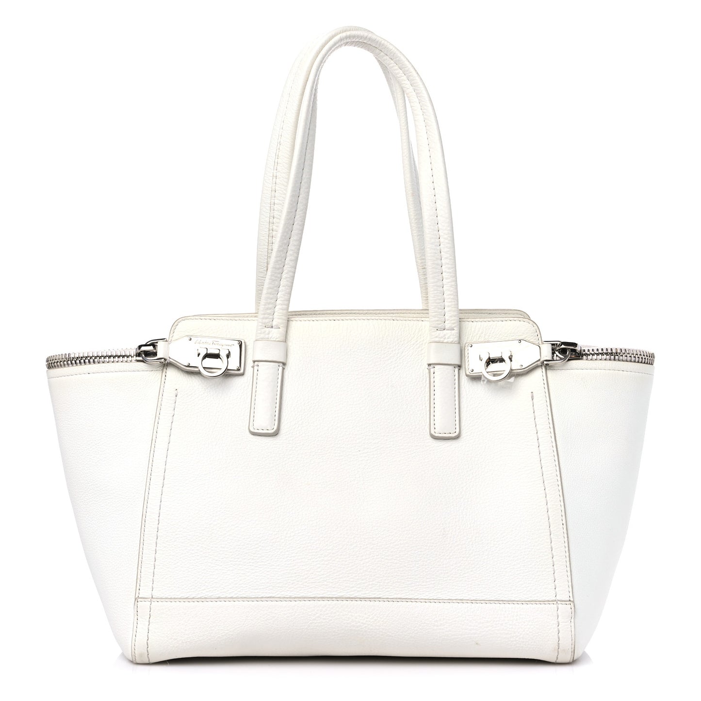 Calfskin Arianna Tote White